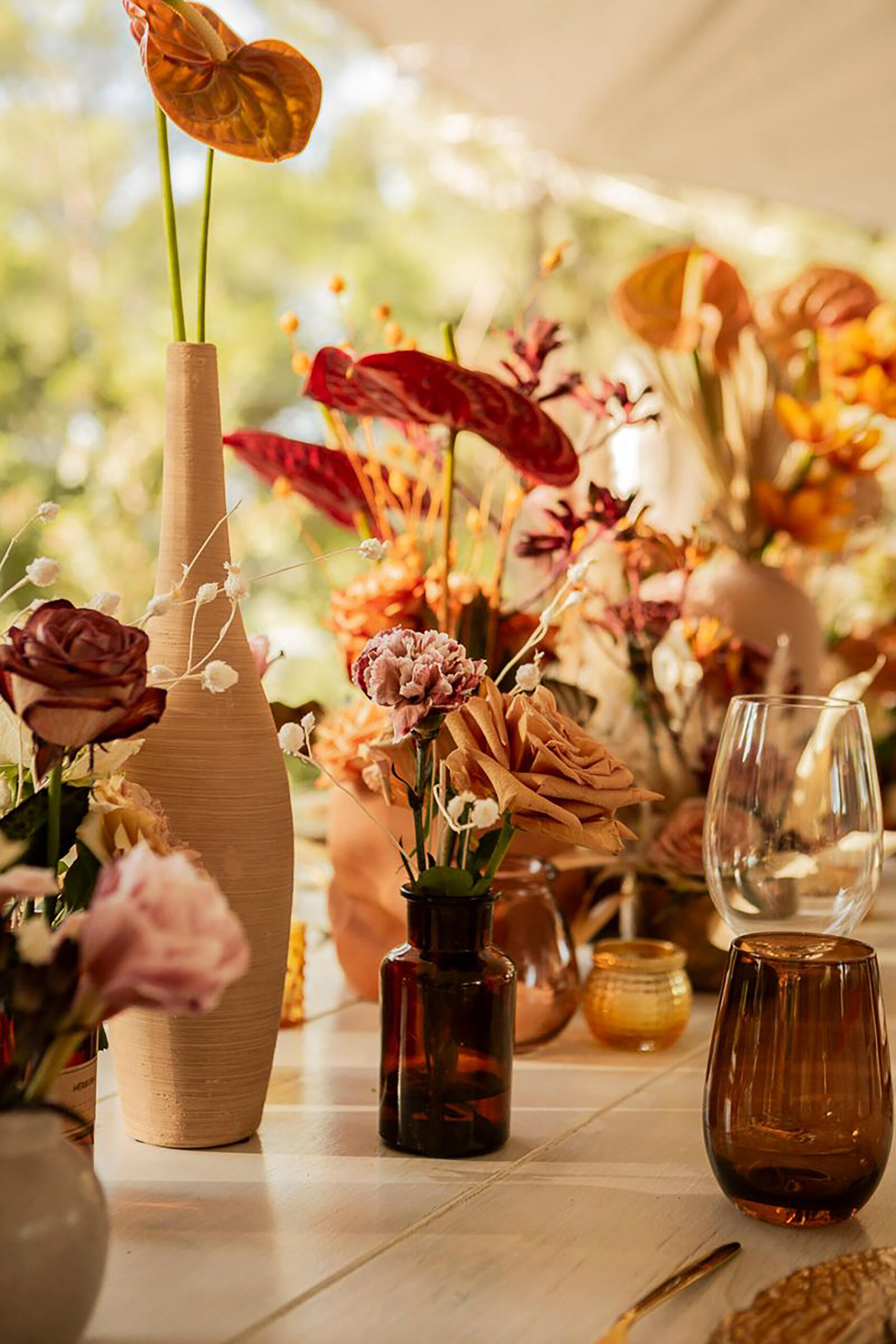 Centrotavola matrimonio autunnale - Alberto Menegardi Flower Designer