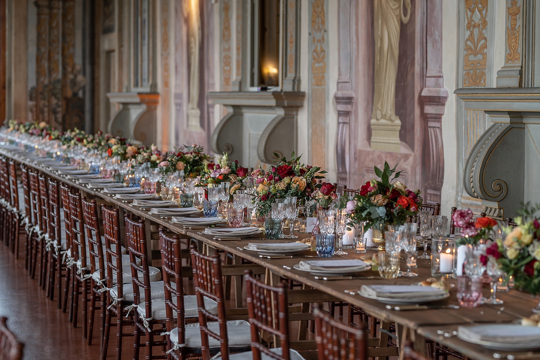 Matrimonio a Firenze a Villa Corsini a Mezzomonte - Matrimonio indiano - Alberto Menegardi Flower Design